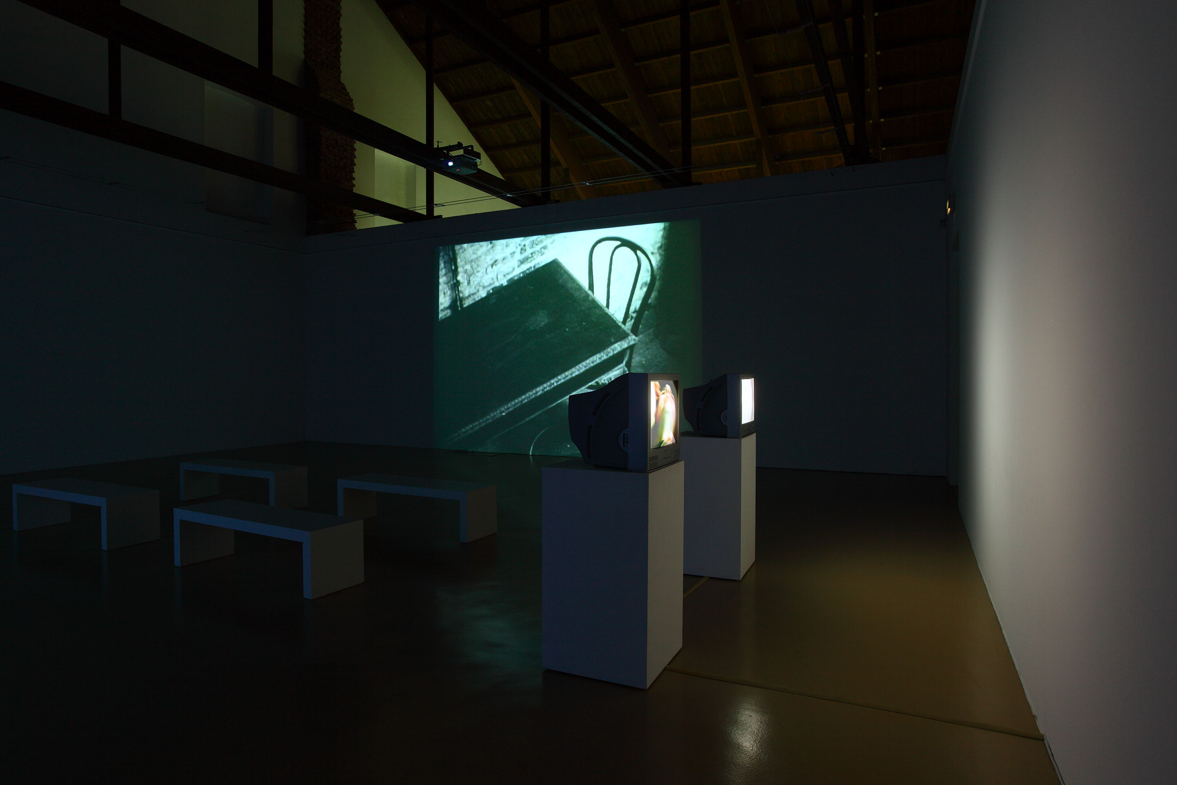 u0022Vito Acconci: u0027Film=Landscape, Video=Close-Upu0027u0022, installation view